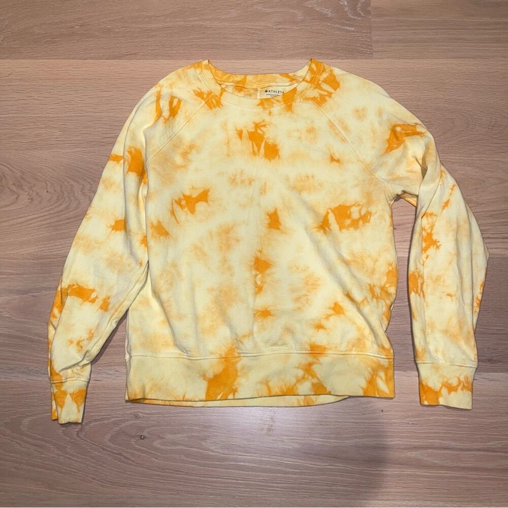 ATHLETA Women’s Sundown Sweatshirt Tie Dye Size Small - Picture 2 of 6